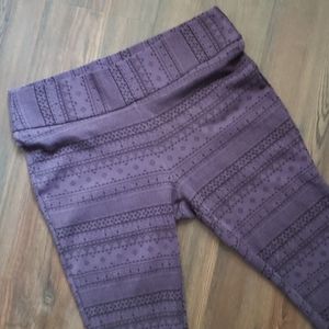 Columbia Purple Aztec Leggings